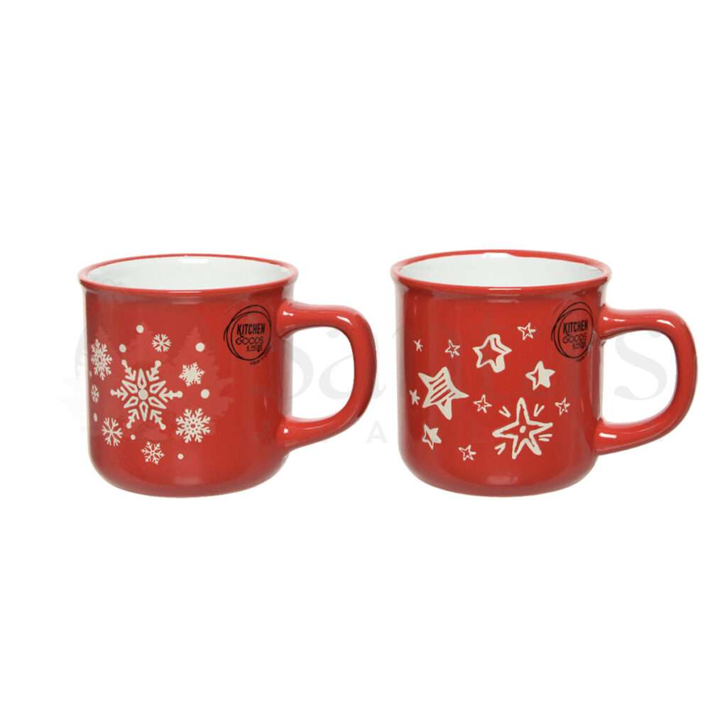 Service De Table Stars MamboCat - 12 Pièces Pour 6 Personnes, Assiettes Plates Et Creuses, Motif étoiles Et Flocons - 5