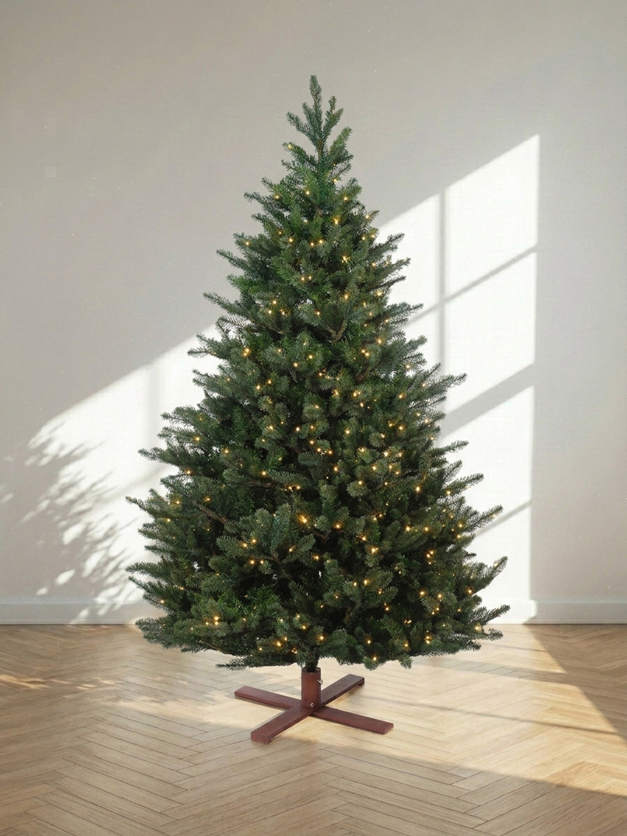 Sapin de Noël Artificiel Kentucky Deluxe avec Éclairage Led