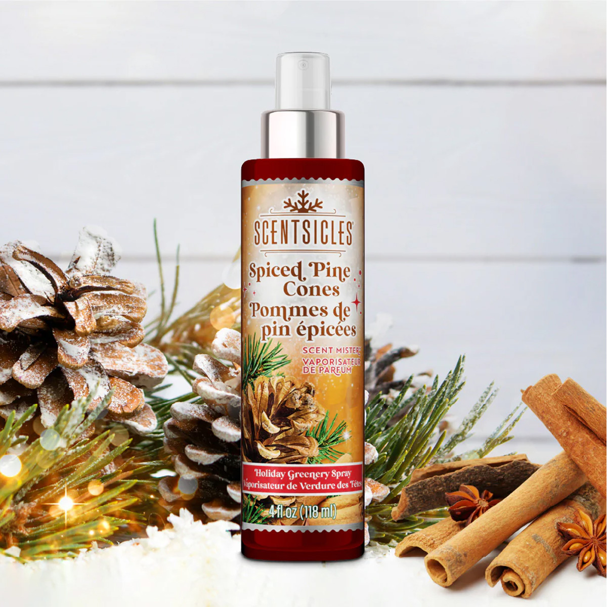 Scenticles Spiced Pine Cones vaporisateur de parfum
