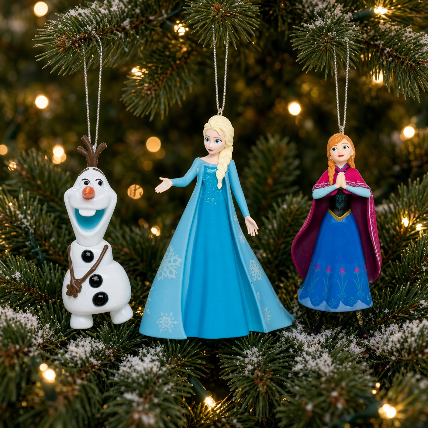 Assortiment de 3 Figurines Reine de Neiges