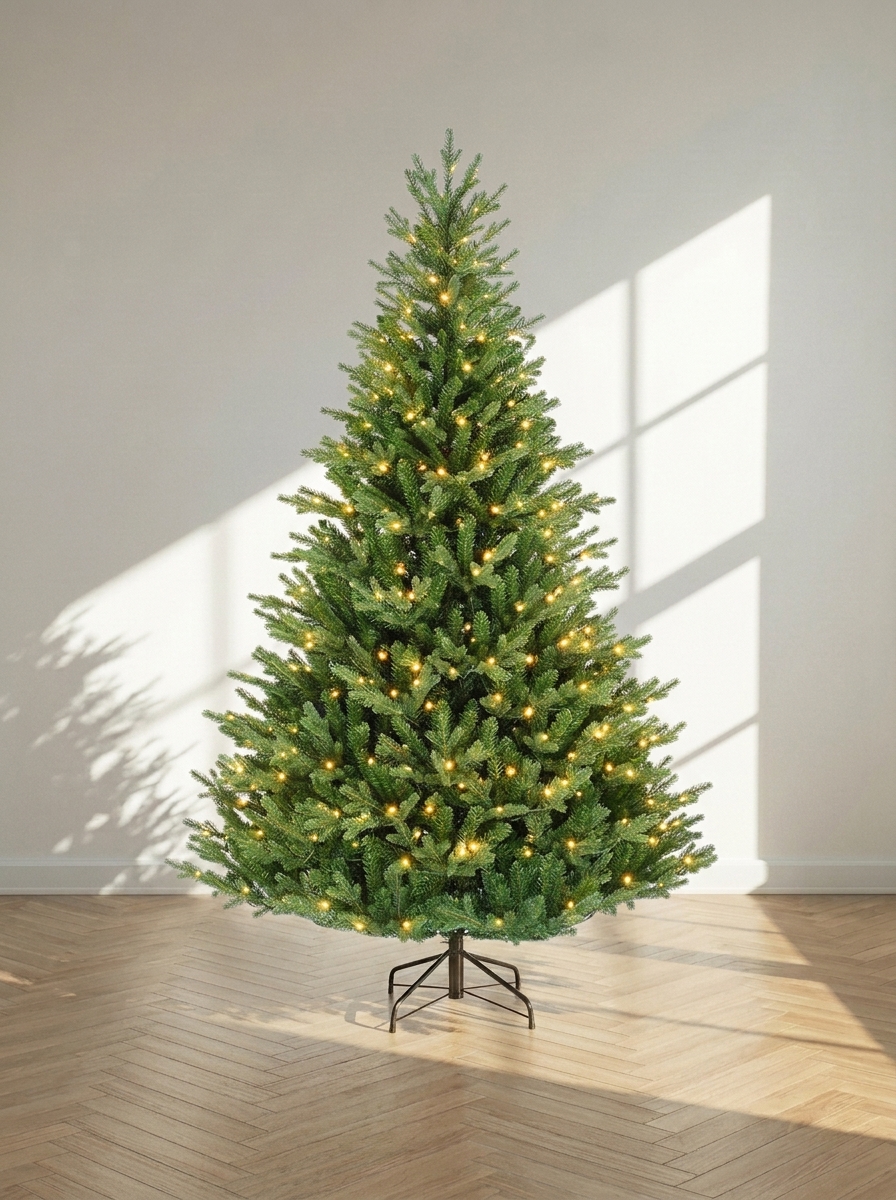 Albero di Natale realistico di Portland con luci a LED