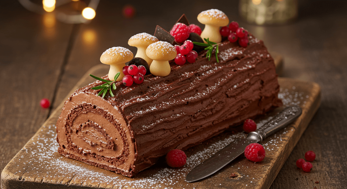 Bûche de noël : découvrez l'origine et la tradition de ce dessert iconique