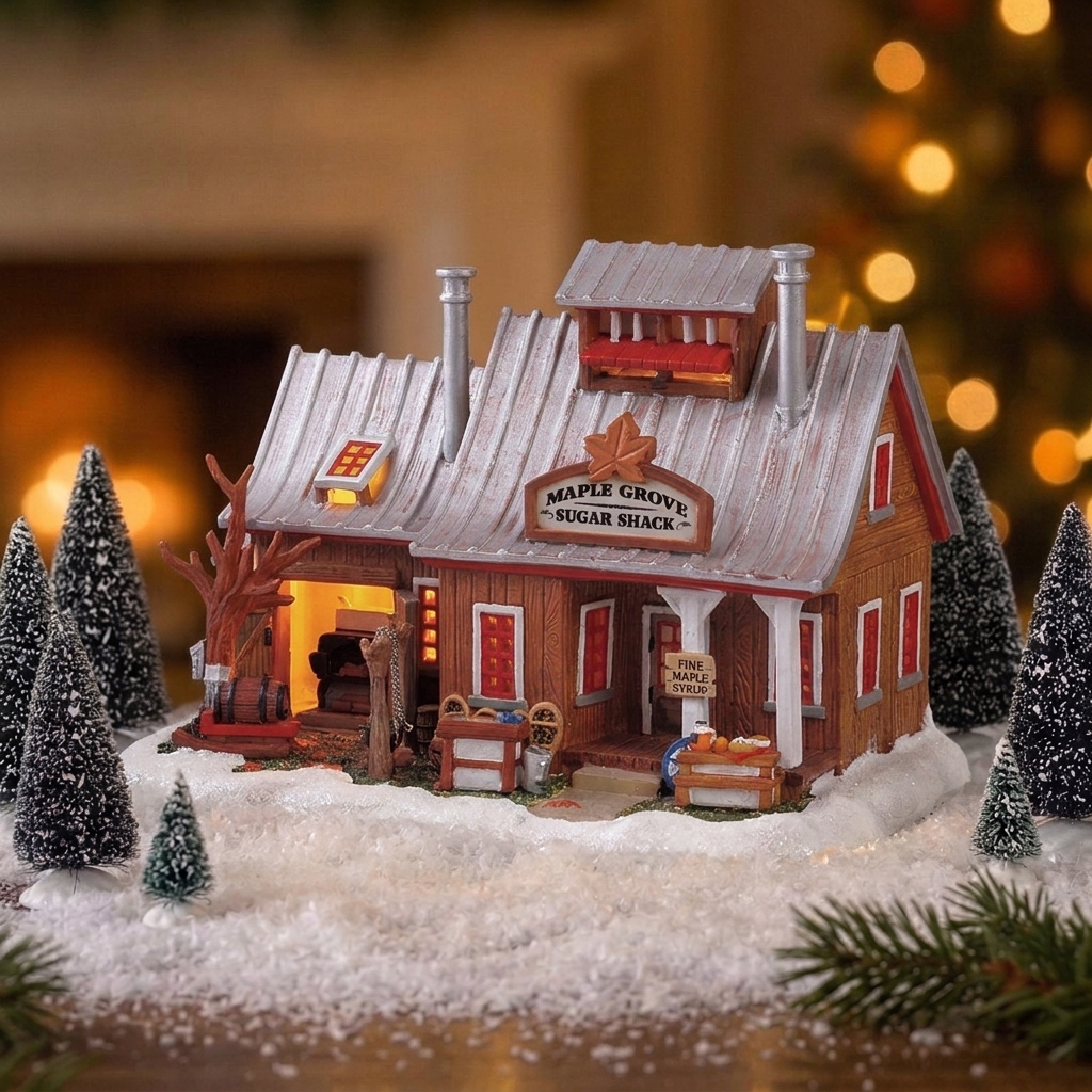 Cabane à Sucre Maple Grove Illuminé