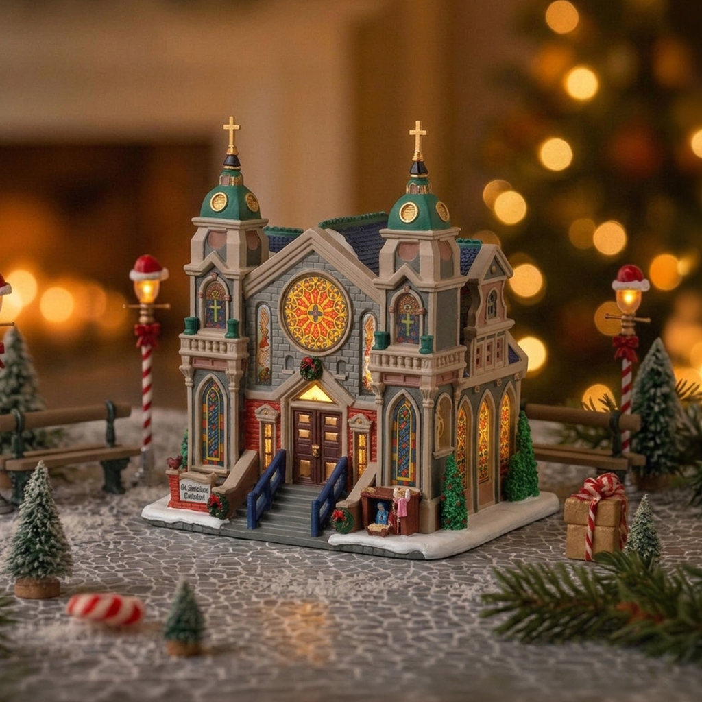 Cathédrale St.Stanislaus Illuminée